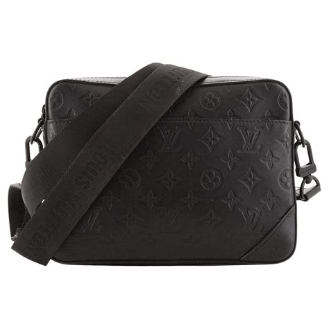 louis vuitton duo messenger bag monogram shadow leather|louis vuitton large messenger bag.